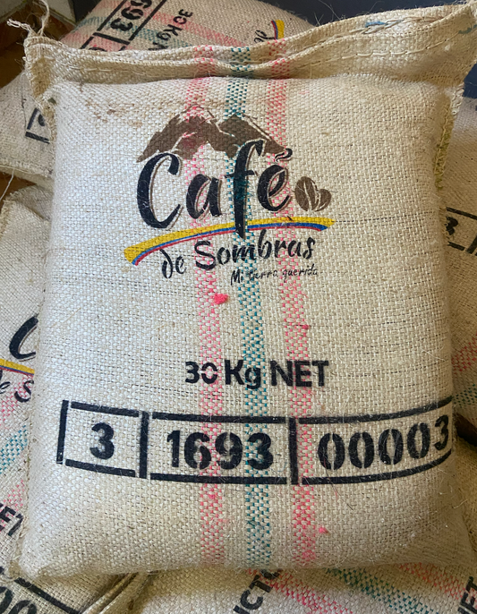 Cafe verde Colombia Especial  saco x 35 kilos