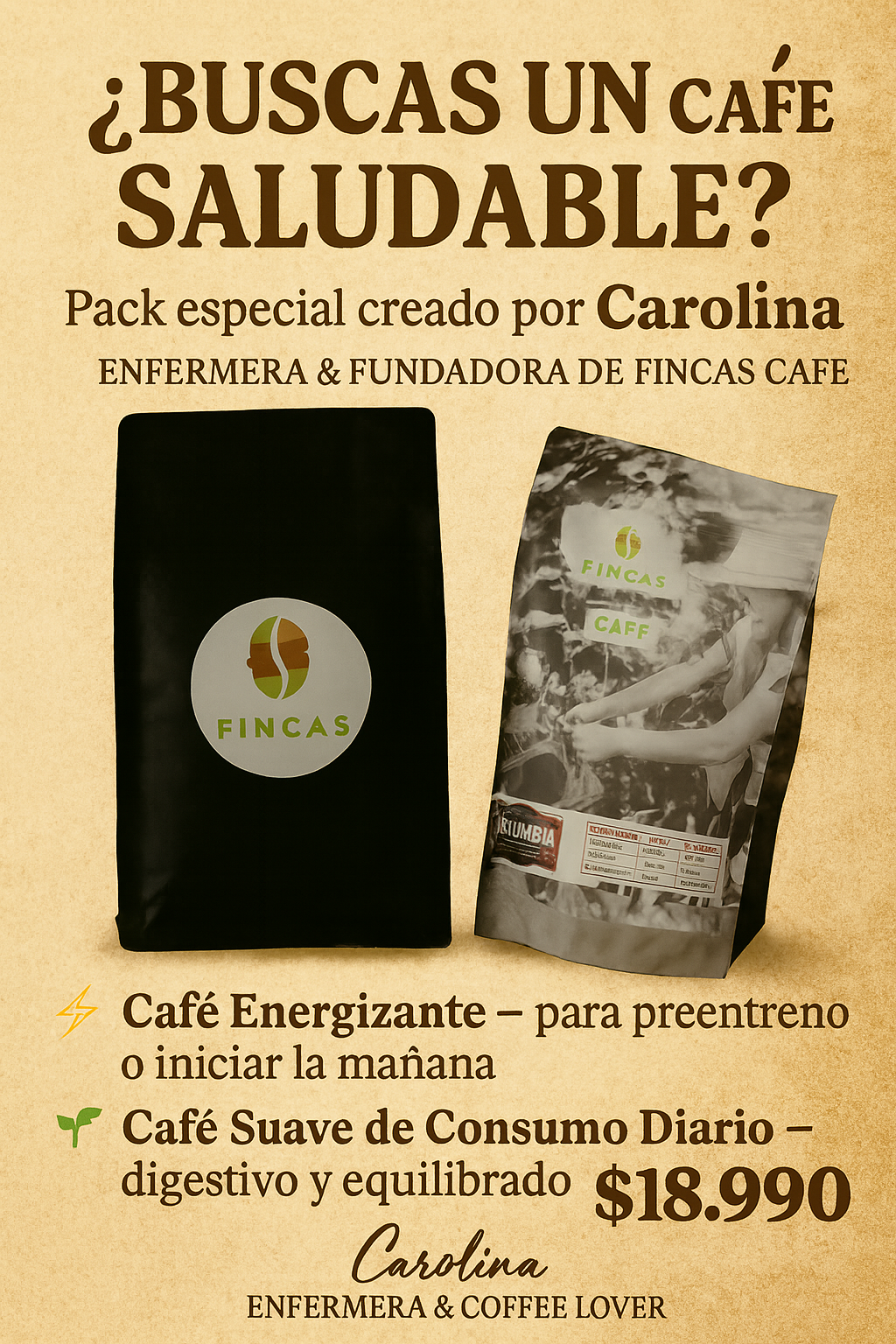 Pack café Colombia🇨🇴 +Bolivia 🇧🇴