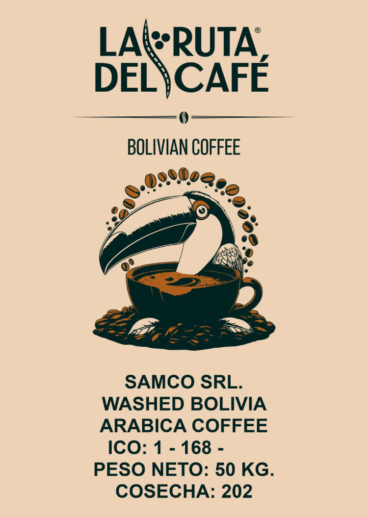 Cafe verde Bolivia  saco x 50 kilos