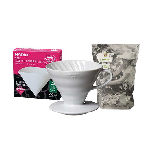 PROMO - CAFETERA V60 + FILTROS + CAFE